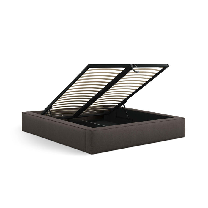 Micadoni Bedframe met opbergvak Simon 200x200 bouclé