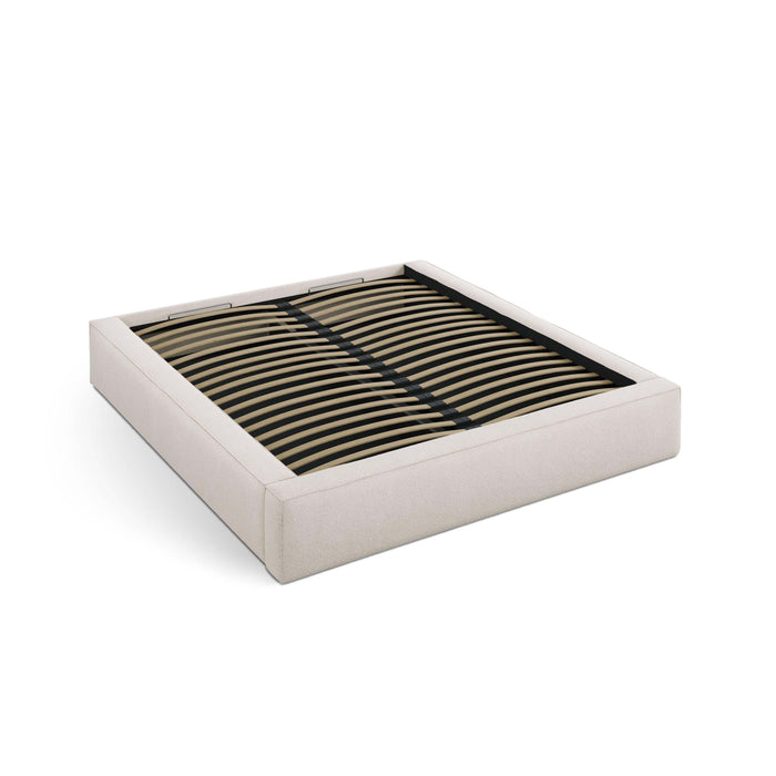 Micadoni Bedframe met opbergvak Simon 180x200 bouclé