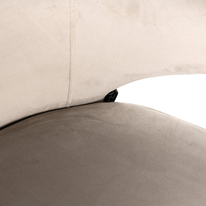 Richmond Interiors Milly Khaki Velvet Draaistoel