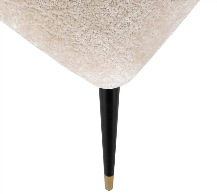 Richmond Interiors Alicia Eetkamerstoel Wit Chenille