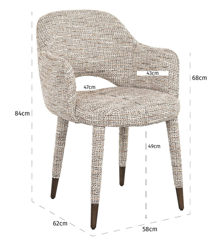 Richmond Interiors Donnatella Trendy Nature Armstoel