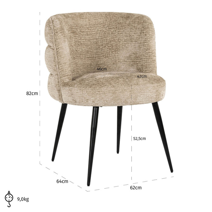 Richmond Interiors Stella Desert Fusion Eetkamerstoel