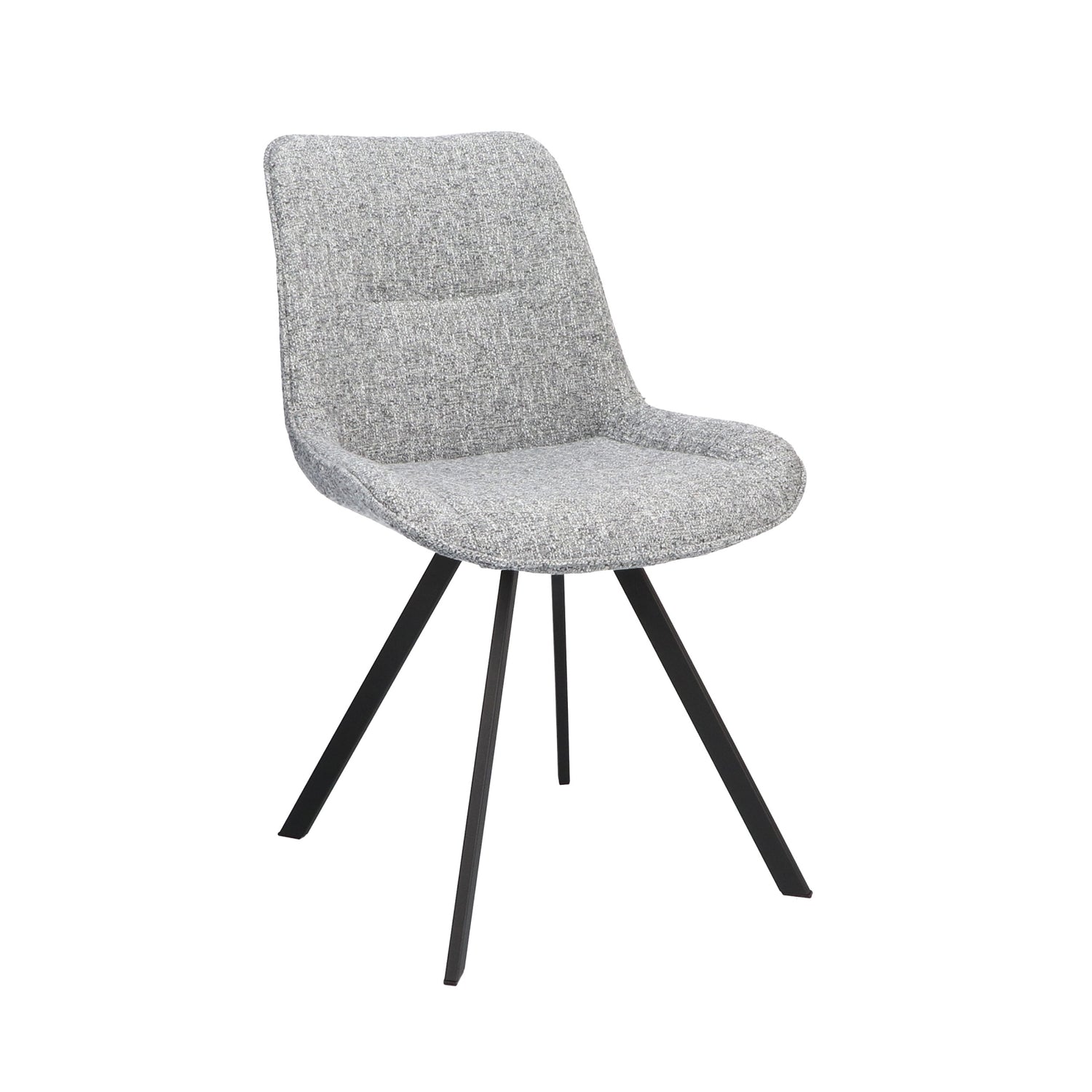 Eetkamerstoel Lavina - Grijs -  - 52x84x60cm (BxHxD)