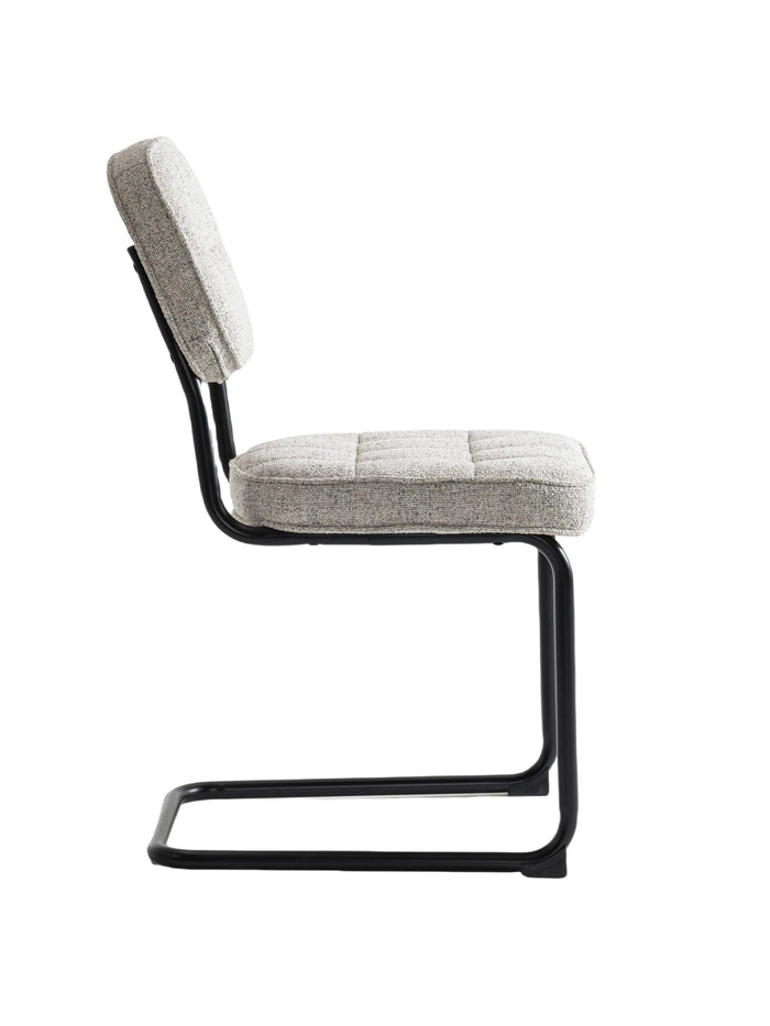 Eetkamerstoelen set van 4 - Flexa Beige Stof