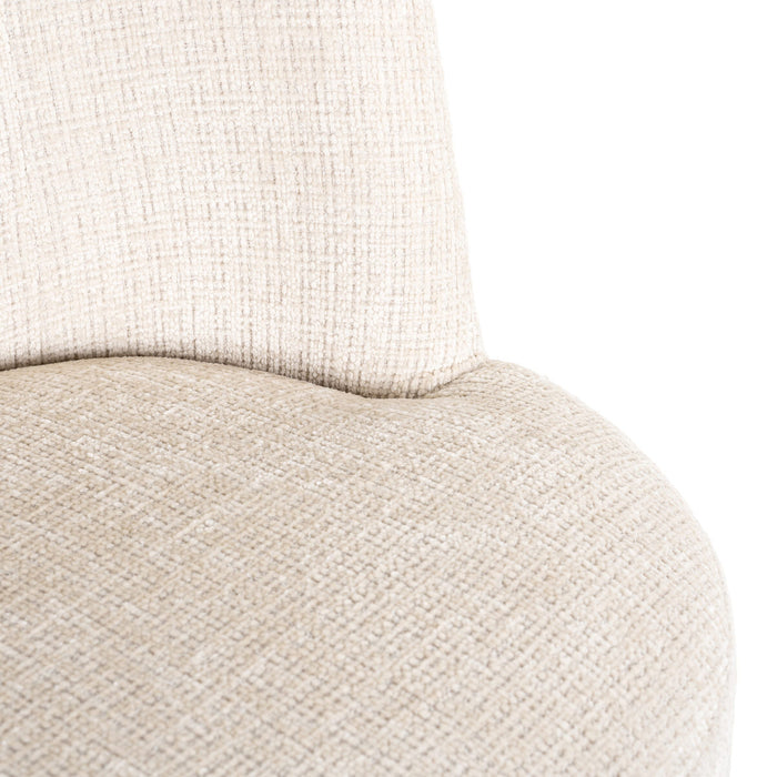 Richmond Interiors Stella Beige Chenille Eetkamerstoel
