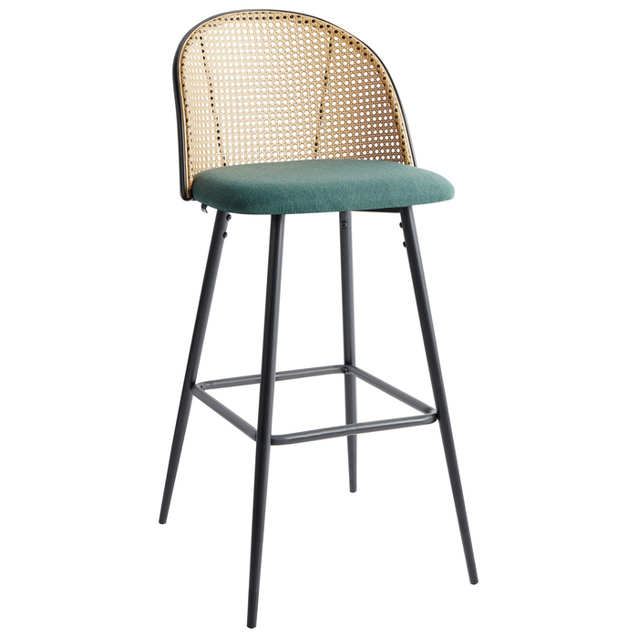 Beliani - CORNELL - Barkruk set van 2 - Groen - IJzer