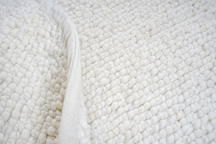 Veer Carpets - Vloerkleed Steve Wit Rond ø160 cm