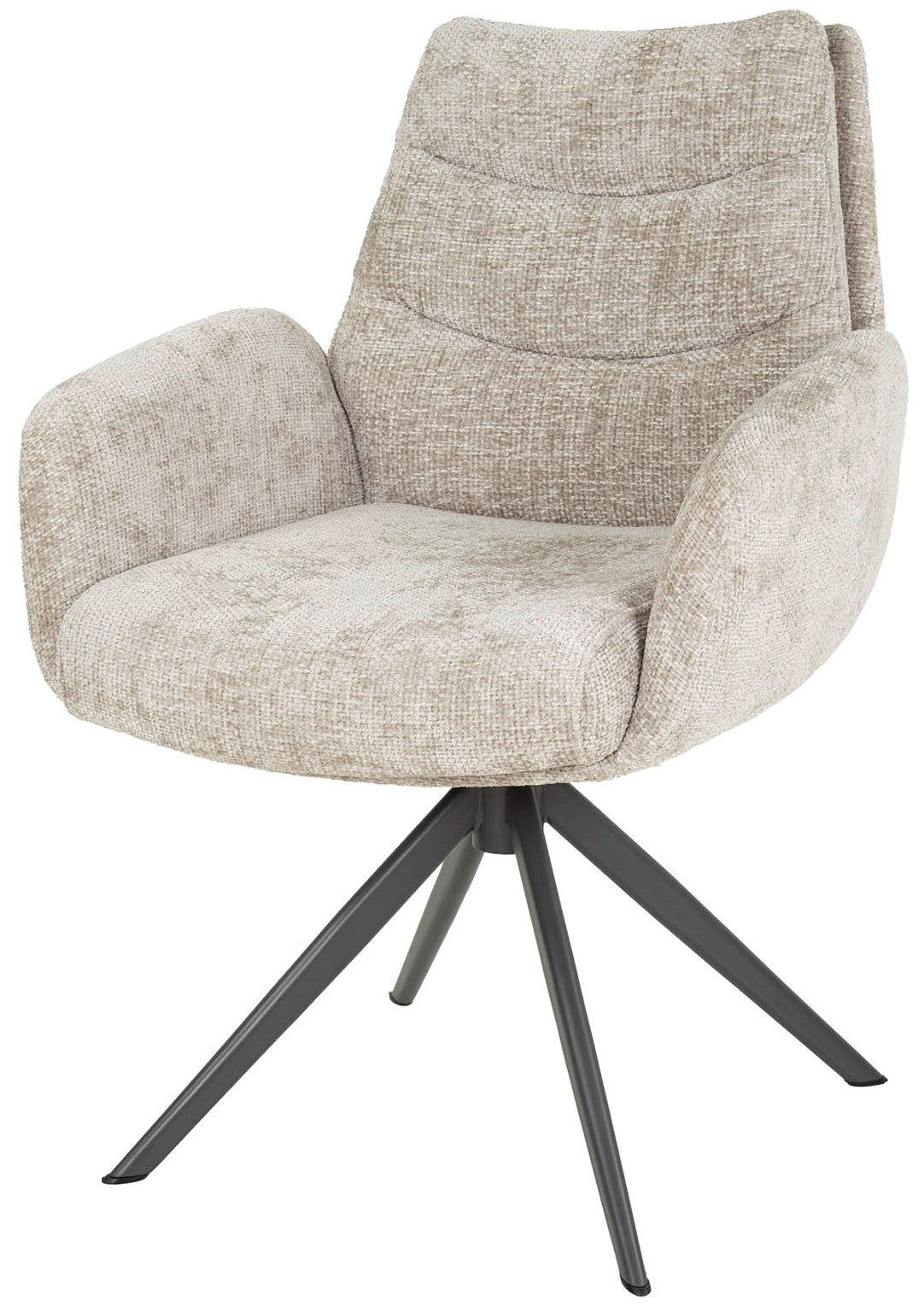 Davidi Design Lounge Renegade Draaistoel Zand set van 2