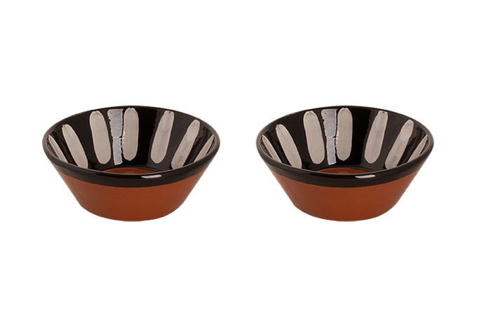 Colori Del Sud - Mezquita - Schaal - 2 stuks - 80 cl - ø 18 cm