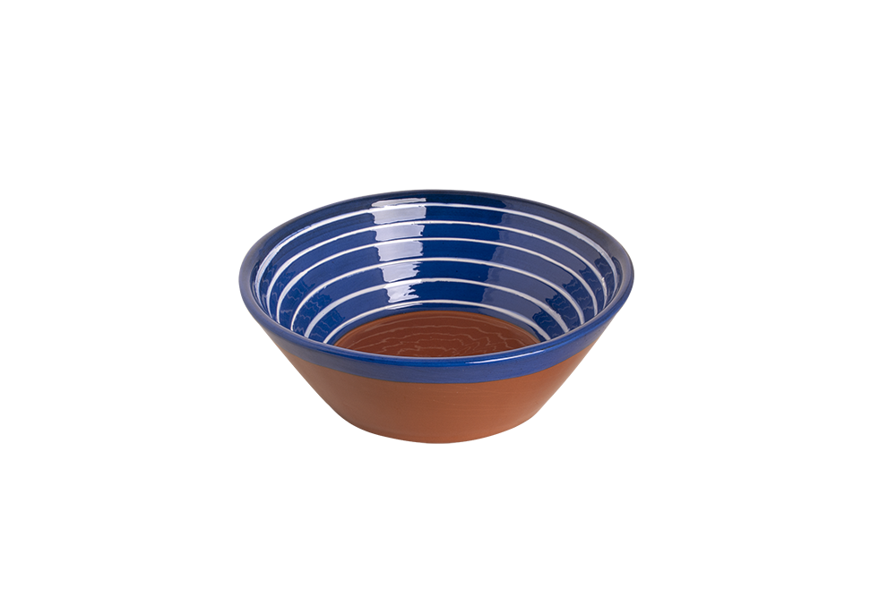 Colori Del Sud - Mezquita - Schaal - 1,8 L - ø 23 cm - Blauw|Wit