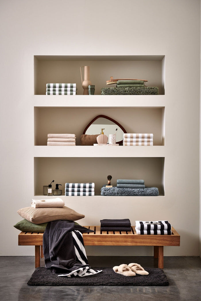 Ranger Spray Badmat Anthracite | 60 x 60 cm | Grijs | Katoen