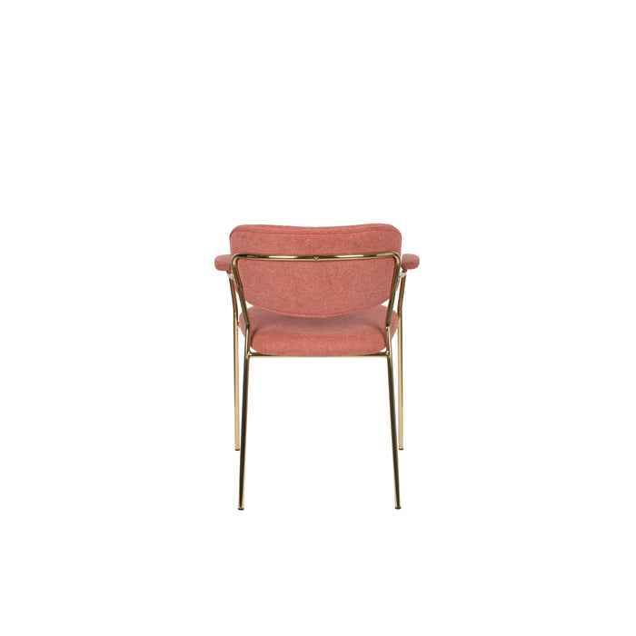 ANLI STYLE Armchair Jolien Gold|Pink
