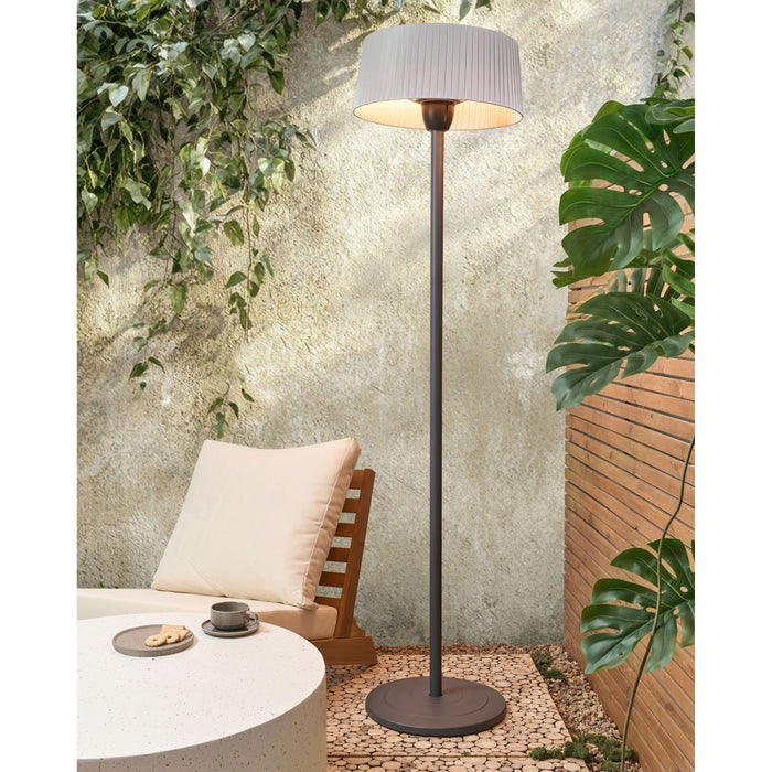 Beliani - VARAZZE - Terrasverwarmer - Grijs - Staal