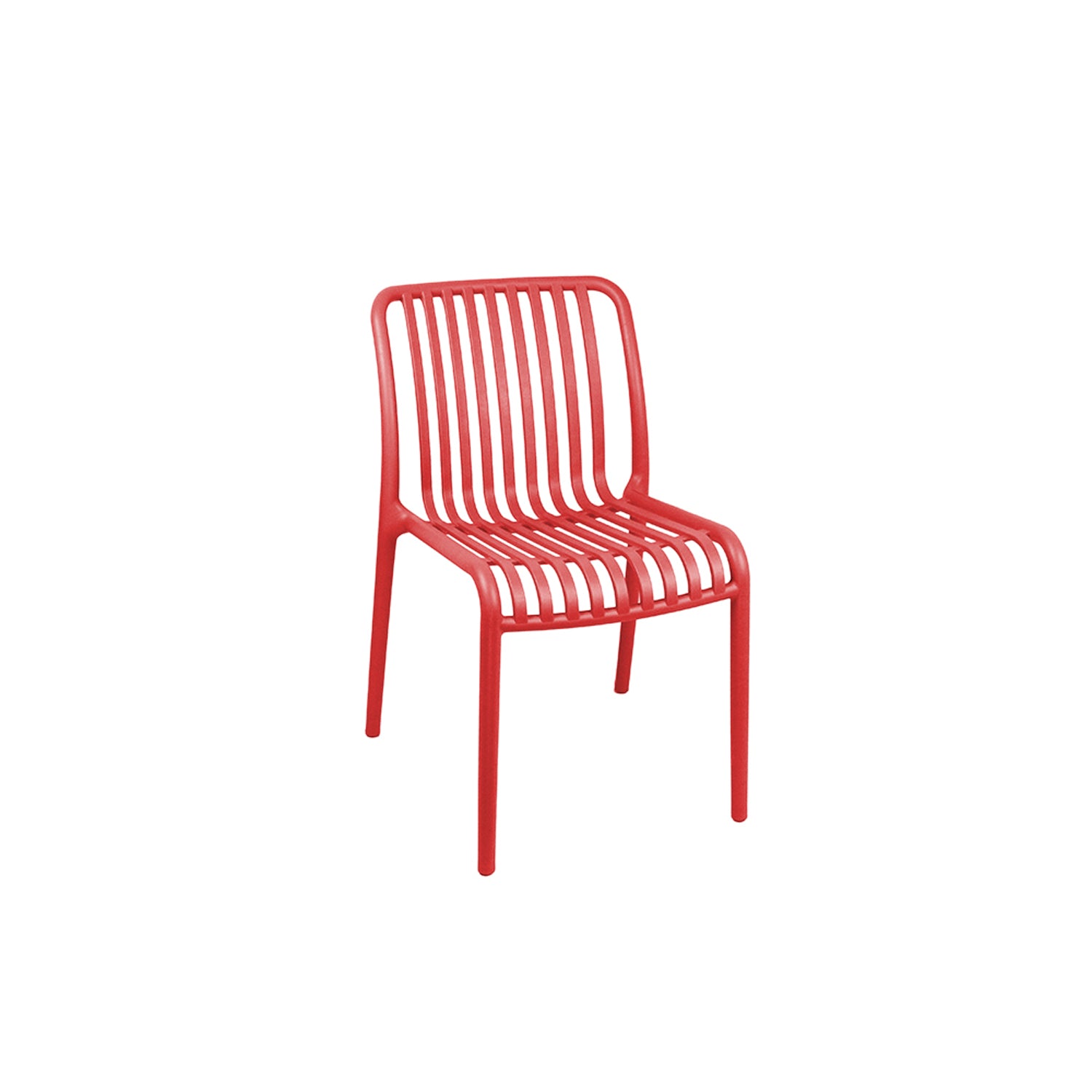 Leitmotiv - Eetkamerstoel Glee - Scarlet red