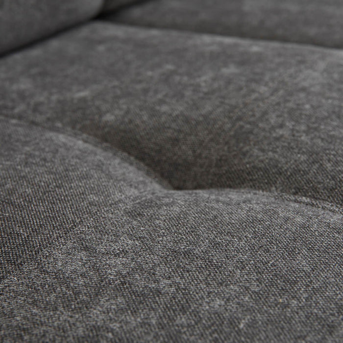 Calicosy - 3-zits slaapbank in stof B207 cm - CHESTER - Grijs