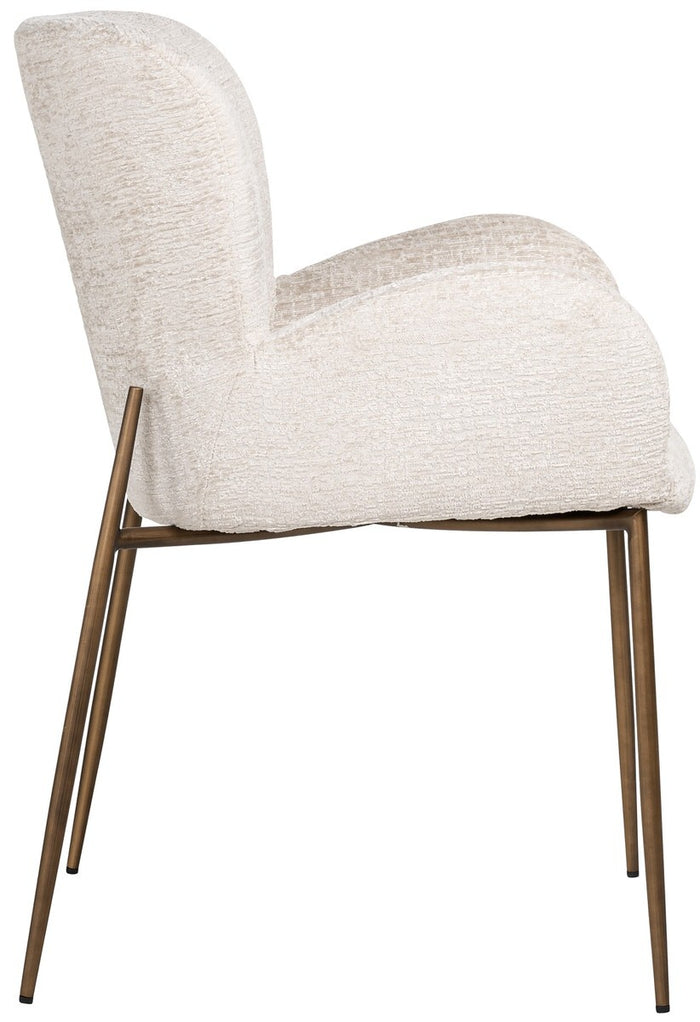 Richmond Interiors Amber Creme Fusion Eetkamerstoel