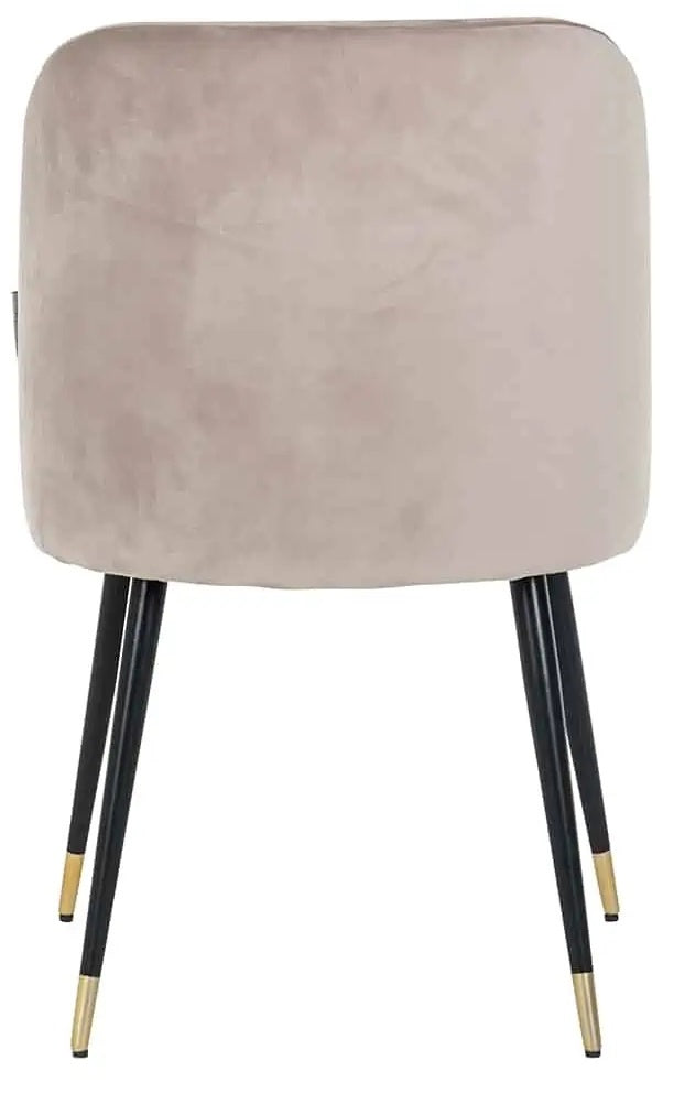 Richmond Interiors Alicia Eetkamerstoel Khaki Velvet