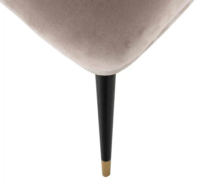 Richmond Interiors Alicia Eetkamerstoel Khaki Velvet