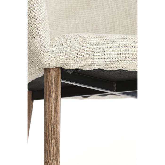 Light & Living - Eetkamerstoel BLAINE - Wit - Set van 2