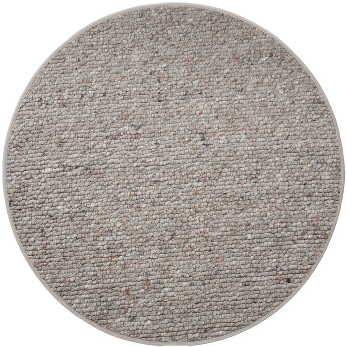 Veer Carpets - Vloerkleed Steve Donker Beige Rond ø160 cm