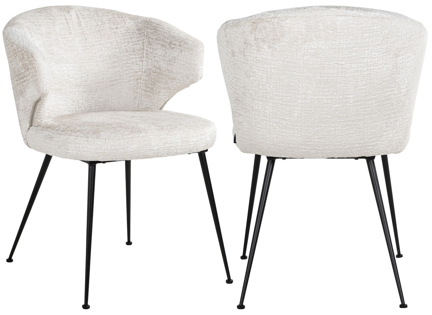 Richmond Interiors Xandra Creme Fusion Eetkamerstoel