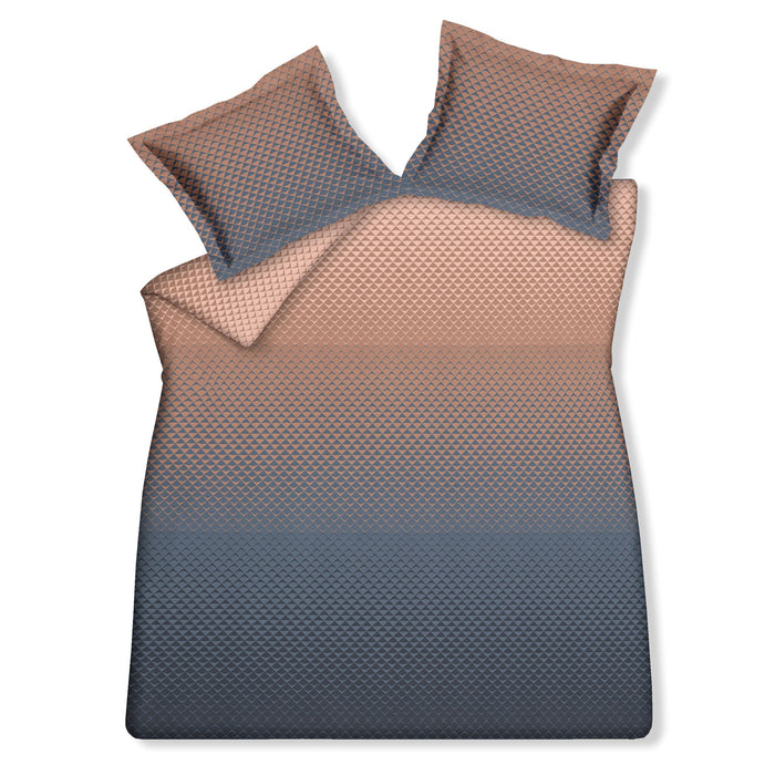 Dekbedovertrek Diamonds Oceanview | 140 x 200|220 cm | Bruin | Blauw