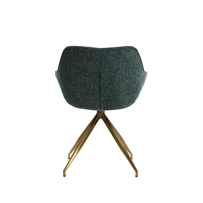 Light & Living - Eetkamerstoel JAIMY - 62x52x81cm - Groen