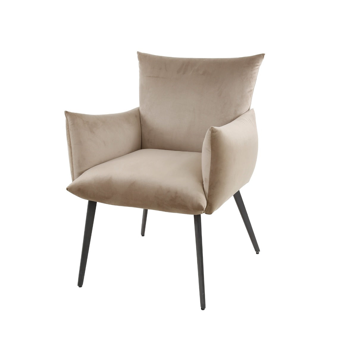 AnLi Style Eetkamerfauteuil Lobby Champagne Velours