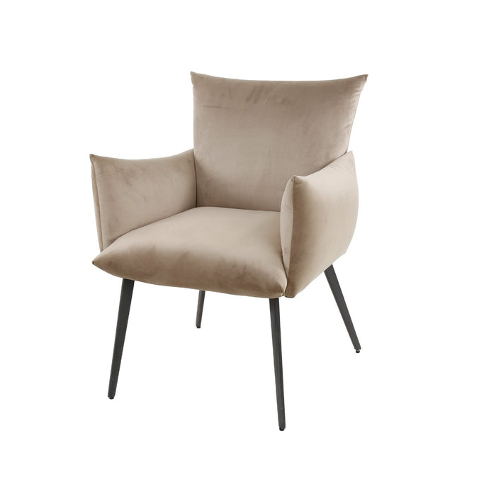 AnLi Style Eetkamerfauteuil Lobby Champagne Velours