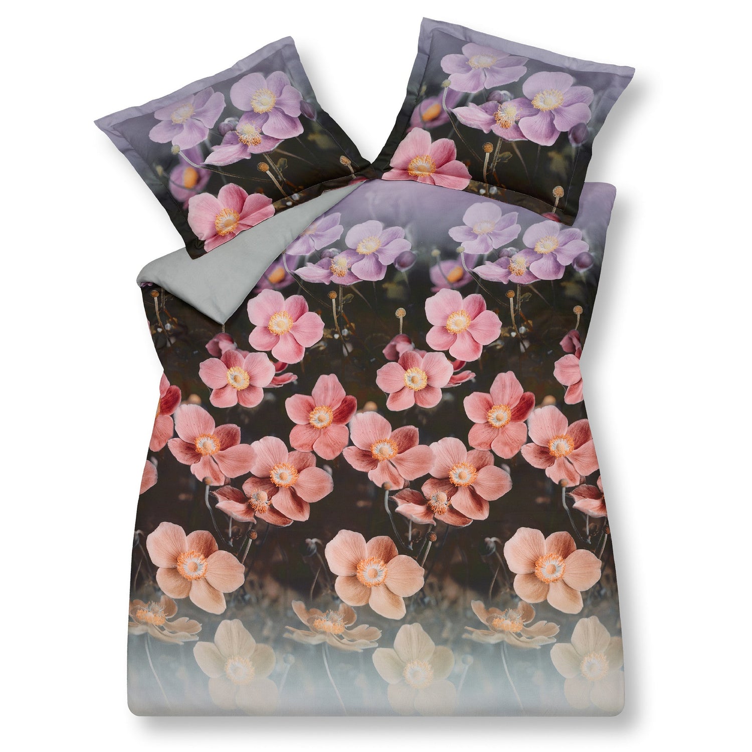 Dekbedovertrek Imagination | Zwart | Grijs | Roze | Paars