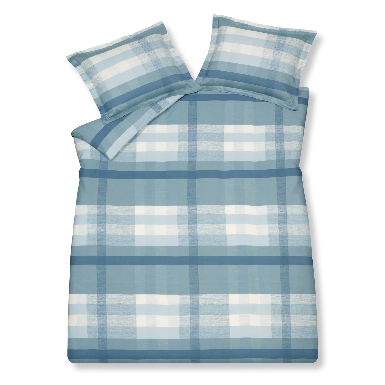 Dekbedovertrek Timeless Powder Blue | Blauw | Satijnkatoen