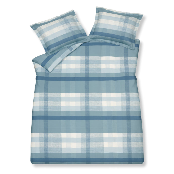 Dekbedovertrek Timeless Powder Blue | Blauw | Satijnkatoen