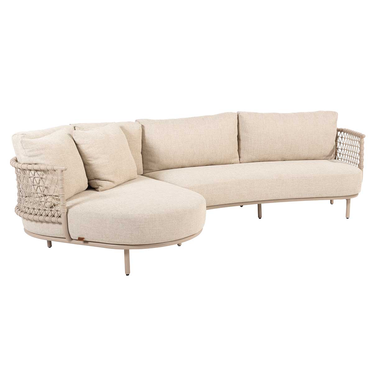 4 Seasons Outdoor Sardinia loungebank 2-delig - latte