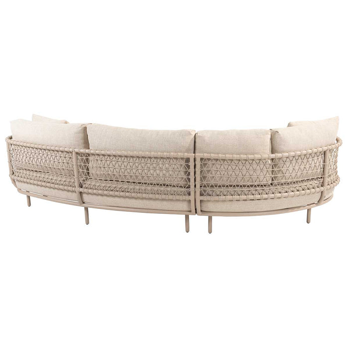 4 Seasons Outdoor Sardinia loungebank 2-delig - latte