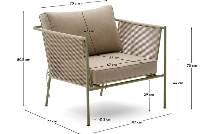 Fauteuil Zivia, Fauteuil