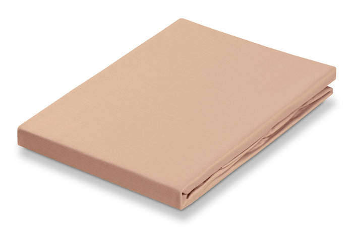 Satin Hoeslaken Praline | 160 x 200 cm | Beige | Bruin | Satijnkatoen
