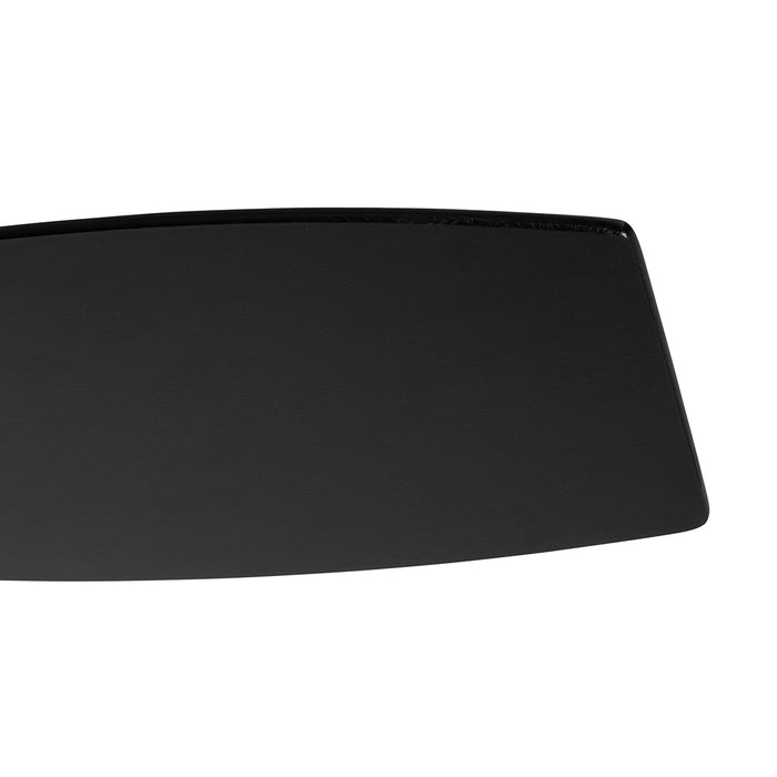 QAZQA Plafondventilator voor buiten zwart 91.3cm incl. LED dimbaar