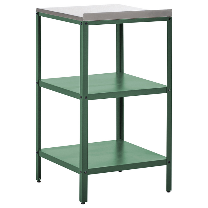 Beliani - VILAMA - Buitenkeuken eiland - Groen - Staal