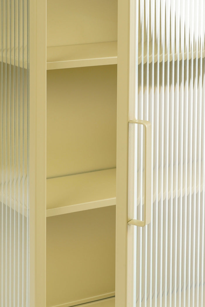 Mica Decorations Clifton Wandkast - Metaal - Beige