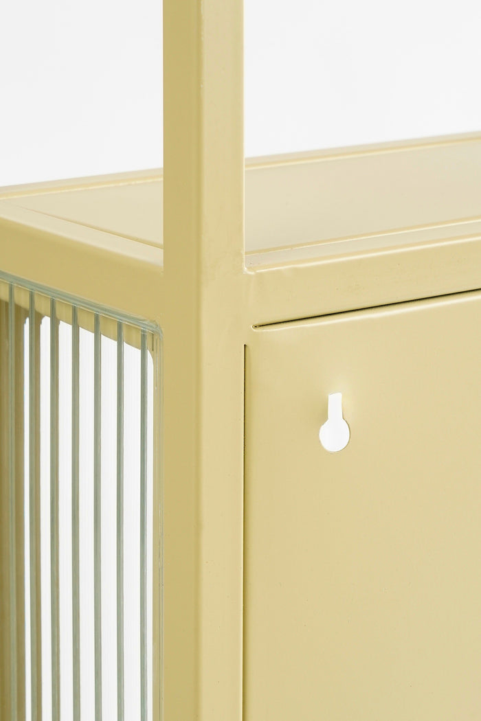 Mica Decorations Clifton Wandkast - Metaal - Beige