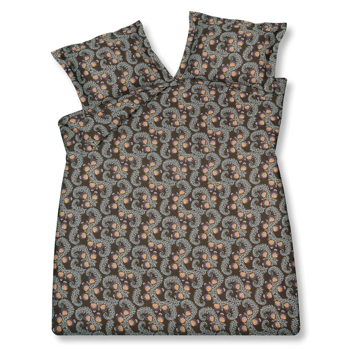Dekbedovertrek Eclectic Multi | 140 x 200|220 cm | Bruin