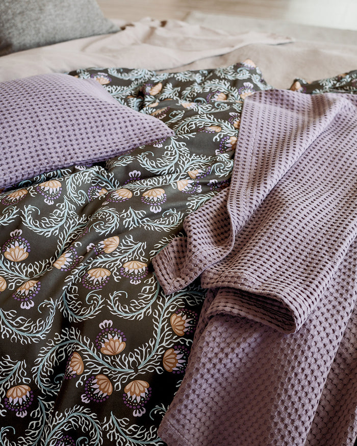 Dekbedovertrek Eclectic Multi | 140 x 200|220 cm | Bruin