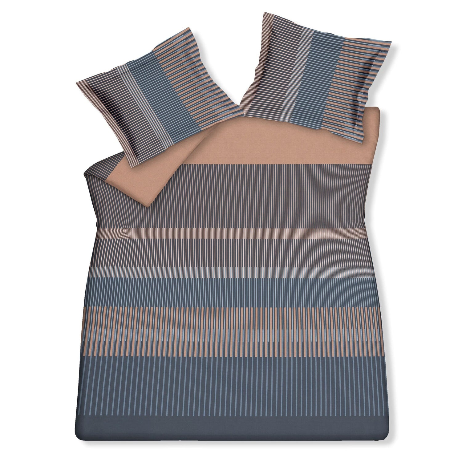 Dekbedovertrek Wander Oceanview | 140 x 200|220 cm | Bruin | Blauw