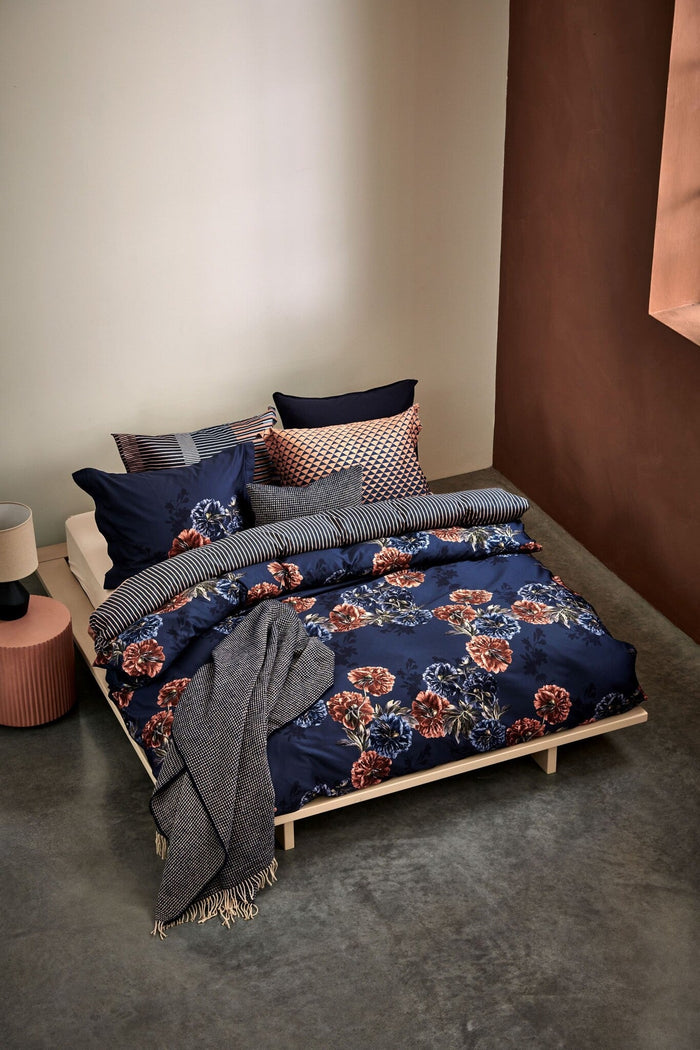 Dekbedovertrek Wander Oceanview | 140 x 200|220 cm | Bruin | Blauw