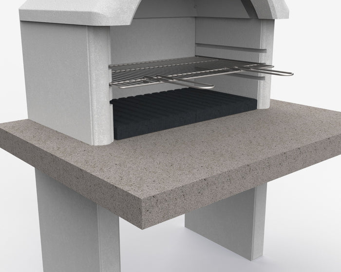 Sarom Fuoco - Betonnen barbecue - PIAVE - 80 x 103 x 198 cm
