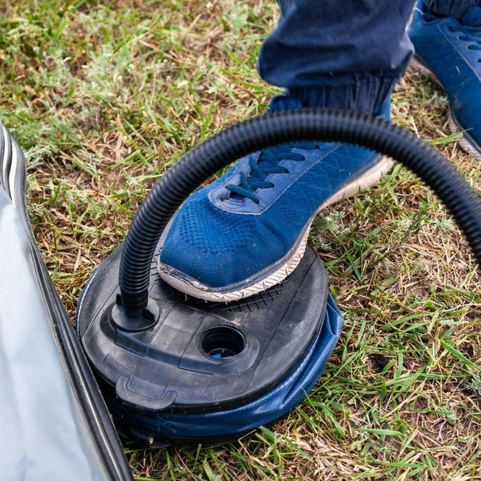 Orange85 Voetpomp voor Opblaas artikelen Zwart 22x18x200 cm Kunststof