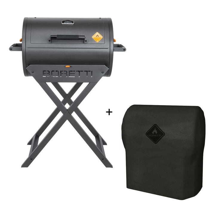 Boretti Fratello houtskoolbarbecue 2.0 incl. beschermhoes