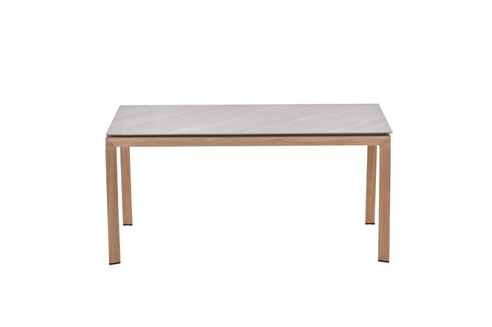 Domingo tafel - 160x90 cm - light teaklook -  Centostone Napoli sand