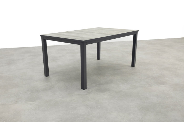 Hartman Comino dining tuintafel 163x105 cm. - Keramiek|Grijs