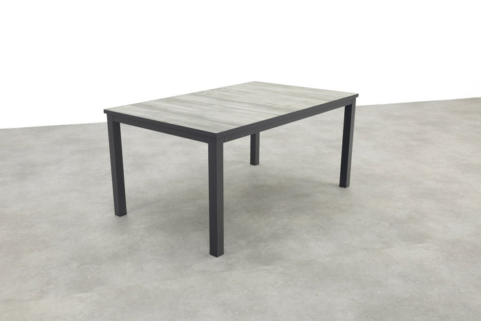 Hartman Comino dining tuintafel 163x105 cm. - Keramiek|Grijs